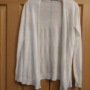 The Limited Open White Cardigan